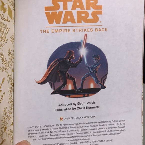 2 Star Wars Books Little Golden Book the Empire Strikes Back & Forces of Destiny - Picture 6 of 7